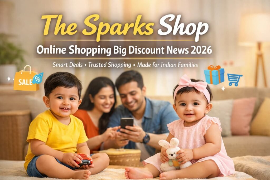 The Spark Shop - Online Shopping Big Discount Banner